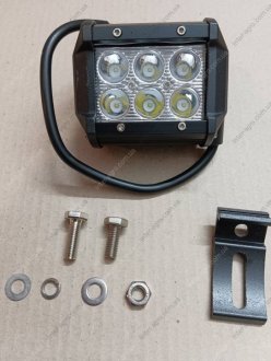 Фара LED додаткова 18W <ДК> Дорожня карта DK B2-18W-C-LED (фото 1)