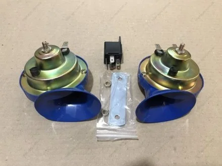 Сигнал улитка 2шт синий 12V (ДК) Дорожня карта SL-3001 (фото 1)