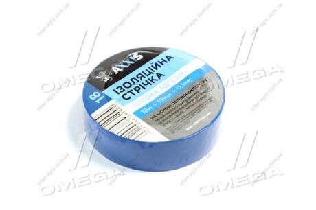 Изолента ПВХ синяя 19mmх18м (AXXIS) AXXIS Польша PV100BL