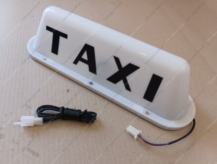 Фото 1 - знак такси белый <ДК> Дорожня карта DK-20W Знак такси белый <ДК> Дорожня карта DK-20W (фото 1)