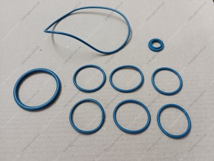 Ремкомплект системы охлаждения КАМАЗ (5 наим., синий, до ЕВРО 1) резина NBR (ПРЕМИУМ) АВТО-СОЮЗ 88 5320-1300010