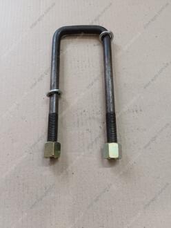 Фото 1 - стремянка рессоры задней Газель М16х1,5 (с высокой гайкой и гровером, L=210) (ДК) Дорожня карта 3302-2912408 Стремянка рессоры задней Газель М16х1,5 (с высокой гайкой и гровером, L=210) (ДК) Дорожня карта 3302-2912408 (фото 1)