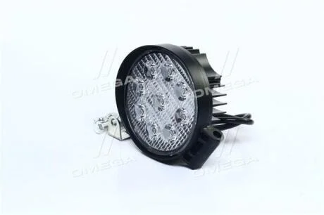 Фара LED круглая 27W, 9 ламп, 110*128мм, широкий луч <ДК> Дорожня карта DK B2-27W-B FL
