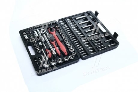 Профессиональный набор инструментов 1/2" 1/4", 108ед.,, Cr-V(про-во) Intertool ET-6108 (фото 1)