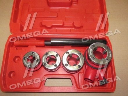 Набор плашек трубных 4шт. для нарезки резьбы 1/2"; 3/4"; 1"; 1 1/4(про-во) Intertool SD-8004 (фото 1)