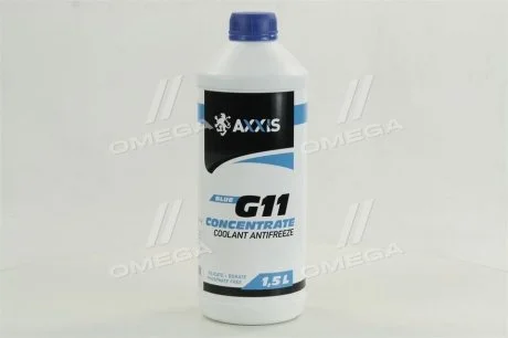 Антифриз BLUE концентрат G11 (-80C) (Каністра 1,5л) (AXXIS) AXXIS Польша AX-2093