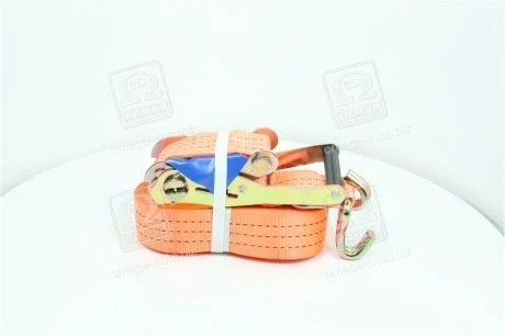 Стяжка груза, 3t. 50mm.x10m.(0.5+9.5) пластик. ручка <ДК> Дорожня карта DK-3916