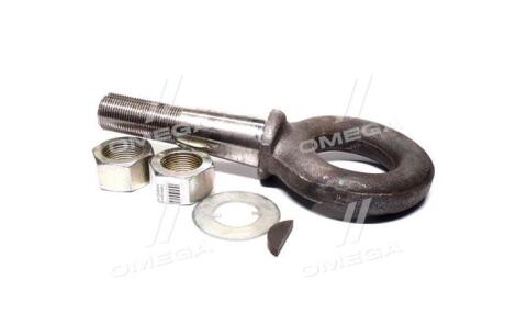 Фото 1 - петля сцепная дышла прицепа КАМАЗ СТАНДАРТ в сб.(2 гайки+шайба+шпонка) <ДК> Дорожня карта 8602-2707070 Петля сцепная дышла прицепа КАМАЗ СТАНДАРТ в сб.(2 гайки+шайба+шпонка) <ДК> Дорожня карта 8602-2707070 (фото 1)