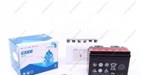Аккумулятор 8Ah-12v Exide AGM (150х70х105) L, EN110 EXIDE ET9B-BS