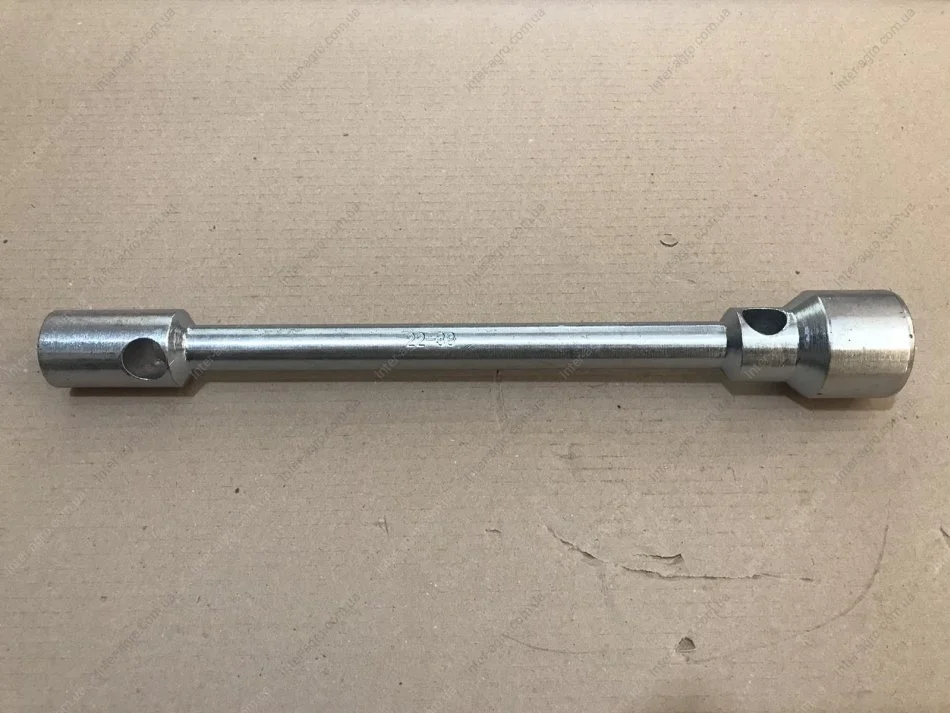 Ключ балонний ГАЗ, ЗІЛ (22х38) (квадрат 22, L=340-380mm) (цинк) DETALKA ИП-312 (фото 1)