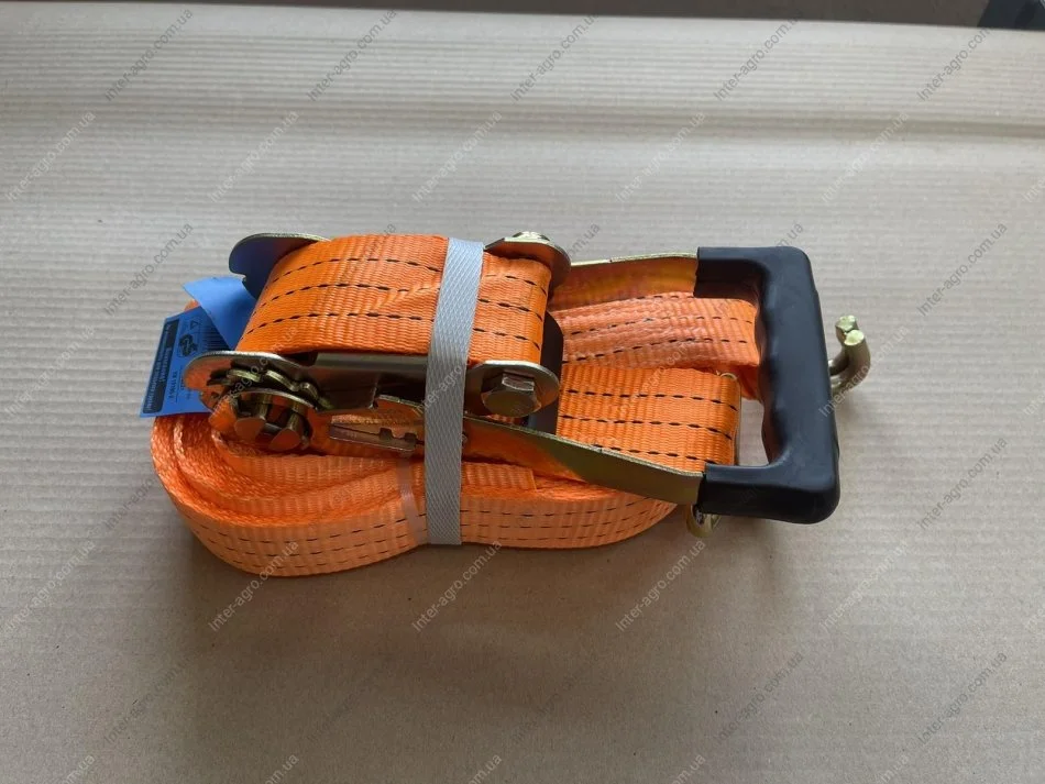 Стягування вантажу, 3t. 50mm.x12m.(0.5+11.5) прогум. ручка <ДК> Дорожня карта DK-3905 (фото 1)