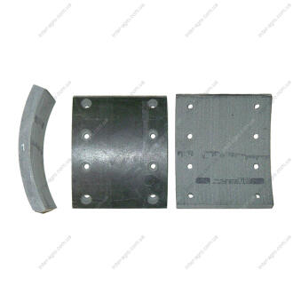 Фото 1 - накладка тормозной колодки МАЗ сверленая с индикатором износа ТРИБО 5336-3501105 св. Накладка тормозной колодки МАЗ сверленая с индикатором износа ТРИБО 5336-3501105 св. (фото 1)