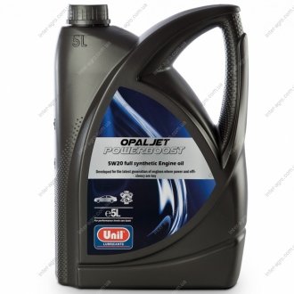 Олія моторна Unil Opaljet Powerboost 5W20 SN 5л. Н/в 5W-20 UNIL Powerboost 5л.