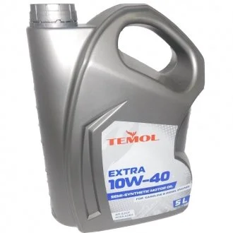 Олія моторна ТЕМОЛ Extra 10W-40 SJ/CF 5л TEMOL 10W-40 ТЕМОЛ Extra 5л