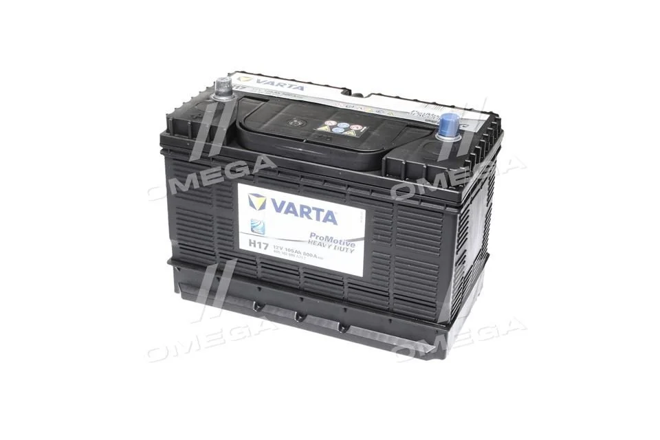 Акумулятор 105Ah-12v VARTA PM Black(H17) (330х172х240), L,EN800 клеми по центру Varta 605 102 080 (фото 1)