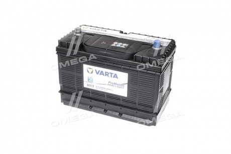 Аккумулятор 105Ah-12v PM Black(H17) (330х172х240), R,EN800 Varta 605 102 080