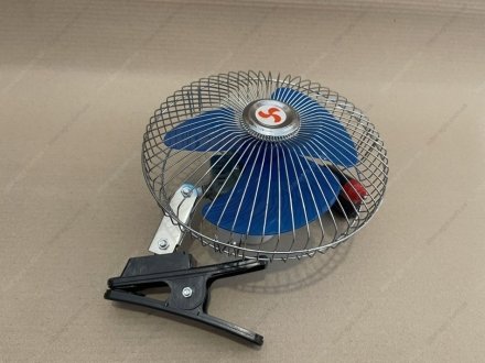 Вентилятор автомобільний 8 дюймів, з перемикачем (прищіпка), 24В Дорожня карта DK-8240 (фото 1)