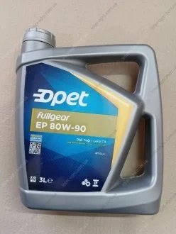 Олива трансмісійна FULLGEAR EP 80W-90 (GL-4) 3л Opet 80W-90 FULLGEAR EP 3L