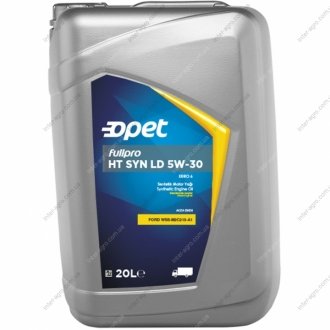 Масло моторное FULLPRO HT SYN LD 5W-30 FORD синт 20л Opet 5W-30 FULLPRO HT SYN LD 20L