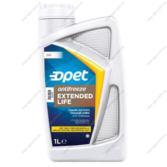 Антифриз концентрат EXTENDED LIFE G12+ оранжевый 1 л Opet ANTIFREEZE LONG LIFE 1L