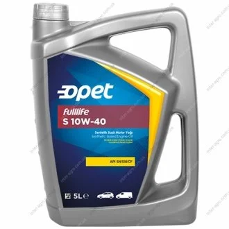 Олива моторна 10W-40 FULLLIFE S синт 4 л Opet 10W-40 FULLLIFE S 4L