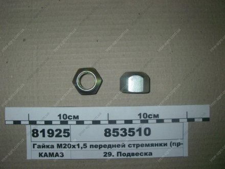 Гайка М20х1,5 передней стремянки (КАМАЗ) КамАЗ, Набережные Челны 853510