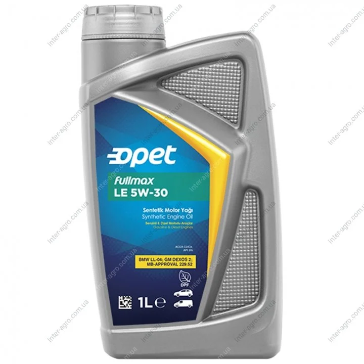 Олива моторна 5W-30 FULLMAX LE синт 1 л Opet 5W-30 FULLMAX LE 1L (фото 1)