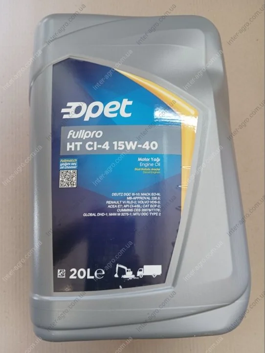 Олива моторна FULLPRO HT CI-4 15W-40 TRUCK 20л Opet 15W-40 FULLPRO HT 20L (фото 1)