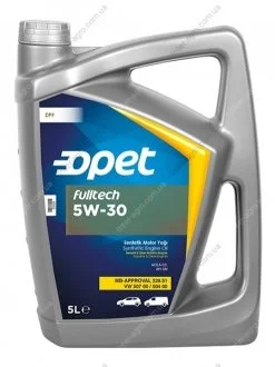 Олива моторна 5W-30 FULLTECH синт 5 л Opet 5W-30 FULLTECH 5L