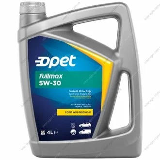 Олива моторна 5W-30 FULLMAX синт 4 л Opet 5W-30 FULLMAX 4L