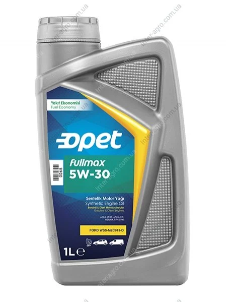 Олива моторна 5W-30 FULLMAX синт 1 л Opet 5W-30 FULLMAX 1L (фото 1)