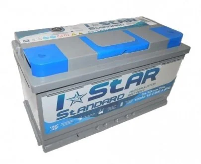 Акумулятор стартерний (I STAR Standard) 6СТ-100 А3 (0) (353x175x190) Євро KAINAR 600 72 04