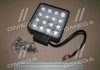 Фара LED кругла 30W, Combo, 130*115*55мм, гібрид. промінь 12/24V, 6000K (з синім оком) Jubana, Литва 453701096 (фото 1)