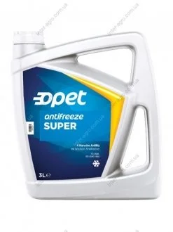 Антифриз концентрат Super Antifreeze G11 (блакитний) 3л Opet ANTIFREEZE SUPER 3 L