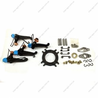 Ремкомплект корзины сцепления (пятак, узлы 086, гайки, шайбы, пластины, оси, ролик, петли, ст.кольца, болты) 14.1601100 (фото 1)