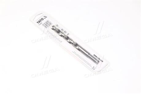 Сверло по металлу premium к нерж и високолег стали, литья 12.0 х 60 мм hss 4267(про-во) YATO YT-44235