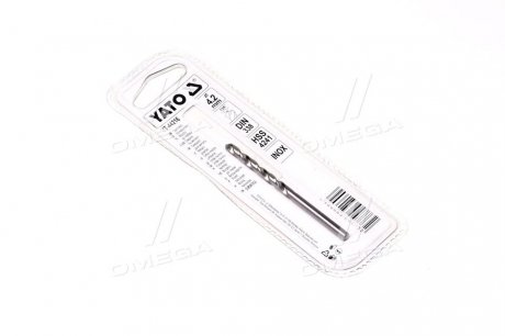 Сверло по металлу premium к нерж и високолег стали, литья 4.2 х 60 мм hss 4248(про-во) YATO YT-44216