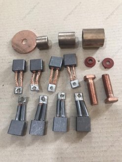 Фото 1 - ремкомплект реле втягивающего стартера, щетки стартера, втулки стартера СТ-142 ПРЕМИУМ МАЗ,КАМАЗ Украина СТ142Б-3708020 Ремкомплект реле втягивающего стартера, щетки стартера, втулки стартера СТ-142 ПРЕМИУМ МАЗ,КАМАЗ Украина СТ142Б-3708020 (фото 1)