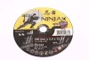 Диск відрізний по металу та нерж сталі ninja тм o=180х22.23 мм t=2.0 мм(VIROK) 65v182 (фото 1)