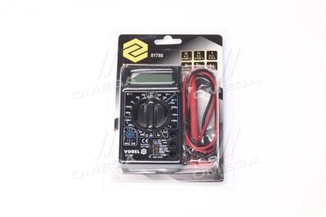 Мультиметр для измерения электрических параметров : цифровой [12/72](про-во VOREL) YATO 81780
