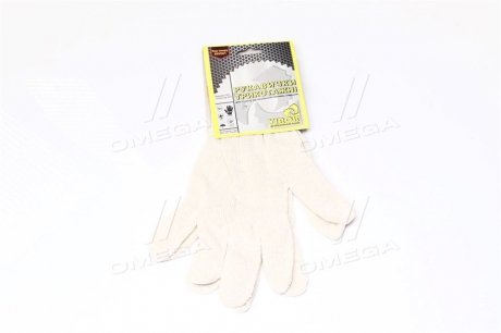 Рукавички трикотажні білі (3 нитки, 70 - бавовна, 30 - поліестер), (VIROK) Н/в 83V001