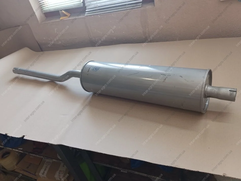 Глушник ГАЗ 3302, 2705 ГАЗЕЛЬ (з трубою, центр D=51 мм) закатний (о) (вир-во ТМК) ТМК ООО 36-1201010-01 (фото 1)
