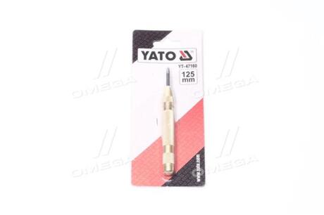 Кернер пружинный автоматический по металлу l = 125 мм, шт(про-во) YATO YT-47160