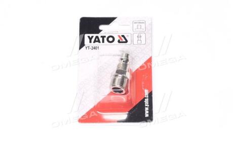 Быстросъемный наконечник с наруж. резьбой o = 3/8 "(про-во) YATO YT-2401
