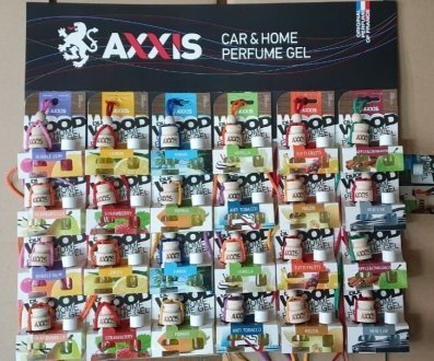 Ароматизатор AXXIS "MIX Wood DUOS" на планшете 24шт (12 ароматов) AXXIS Польша 48021150730