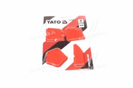 Шпатель для силикона Набор 4 Ед. [20/200], компл(про-во) YATO YT-5261