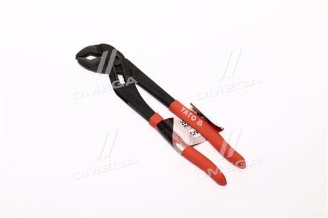 Кліщі переставні: L = 250 мм. Cr-V [6/36], шт YATO YT-2090