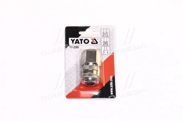 Быстросъемная муфта с внутр. резьбой o = 1/2 "(про-во) YATO YT-2395 (фото 1)
