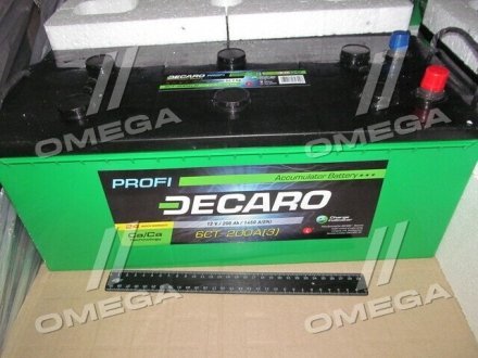 Аккумулятор 200Ah-12v PROFI (513х223х217), L,EN1450 DECARO 6СT-200 (3)