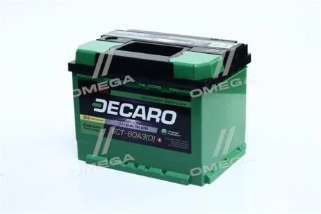 Аккумулятор 60Ah-12v PROFI (242x175x175), R, EN600 DECARO 6СТ-60 АЗ (0) PRO